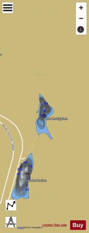 Sylphes, Lac des depth contour Map - i-Boating App