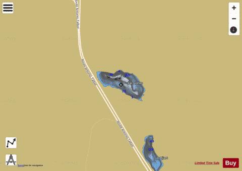 Grelon, Lac depth contour Map - i-Boating App