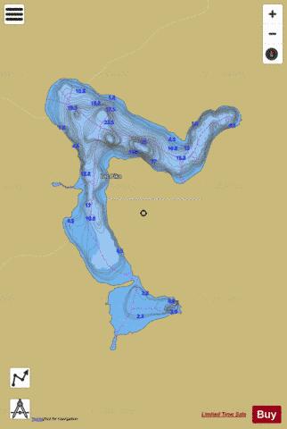 Pika, Lac depth contour Map - i-Boating App