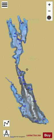 Beland, Lac depth contour Map - i-Boating App