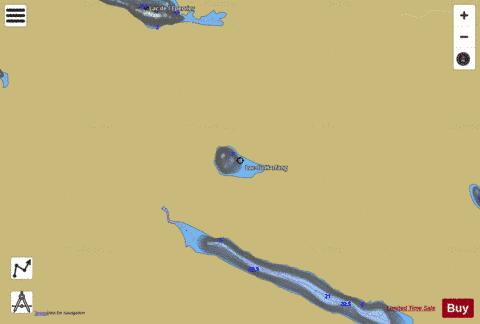 Harfang, Lac du depth contour Map - i-Boating App