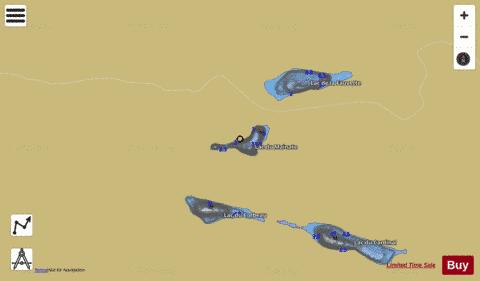 Mainate, Lac du depth contour Map - i-Boating App