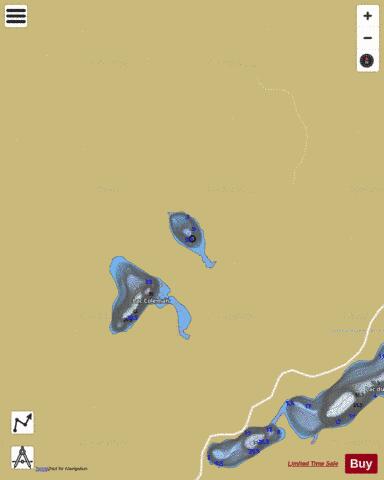Chipeau, Lac du depth contour Map - i-Boating App