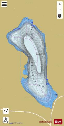 Profond, Lac depth contour Map - i-Boating App