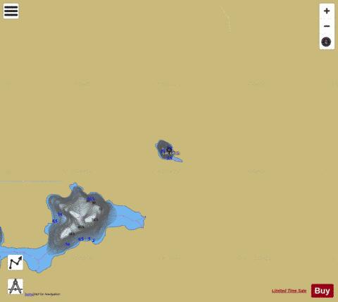 Leon, Lac depth contour Map - i-Boating App