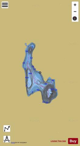 Freau, Lac depth contour Map - i-Boating App