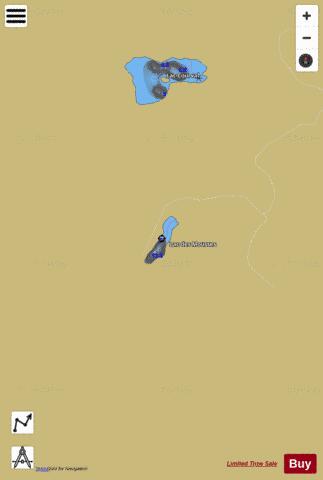 Mousses, Lac des depth contour Map - i-Boating App
