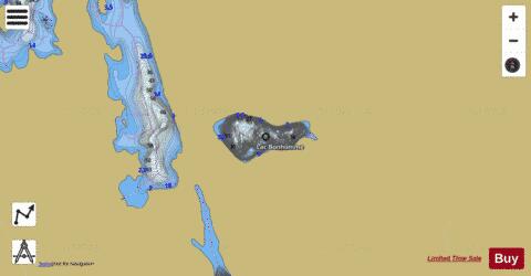 Bonhomme, Lac depth contour Map - i-Boating App