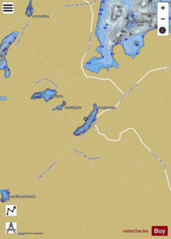 Johanne, Lac depth contour Map - i-Boating App
