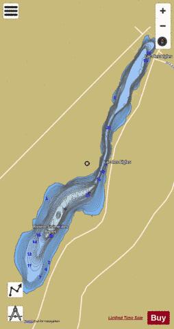 Aigles  Lac Des depth contour Map - i-Boating App