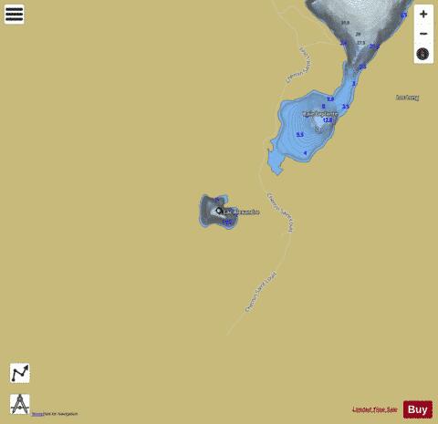 Alexandre  Lac depth contour Map - i-Boating App