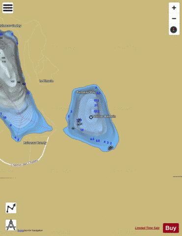 Baldwin  Petit Lac depth contour Map - i-Boating App