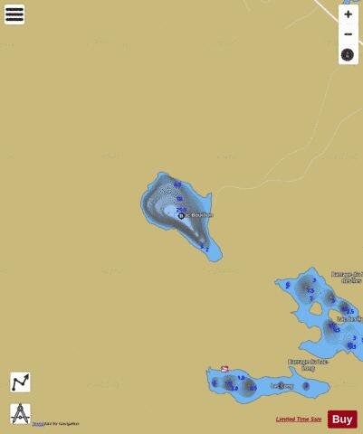 Bouillon  Lac depth contour Map - i-Boating App