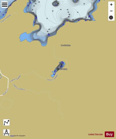 Burke  Lac depth contour Map - i-Boating App