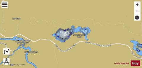 Castor  Premier Lac Du depth contour Map - i-Boating App