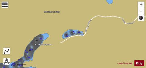 Charette  Lac depth contour Map - i-Boating App
