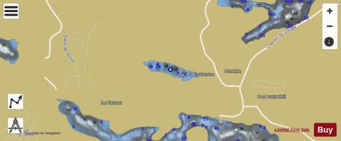 Couleuvre  Lac A La depth contour Map - i-Boating App