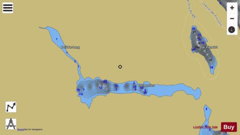 Darrieu  Lac depth contour Map - i-Boating App