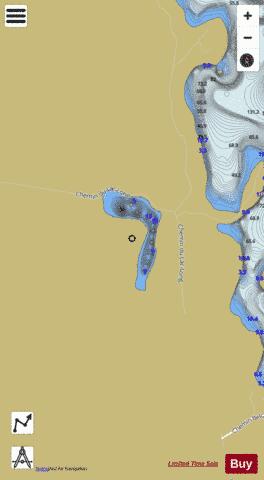 Denomme  Lac depth contour Map - i-Boating App