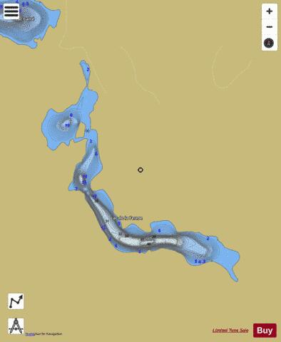 Ferme  Lac De La depth contour Map - i-Boating App