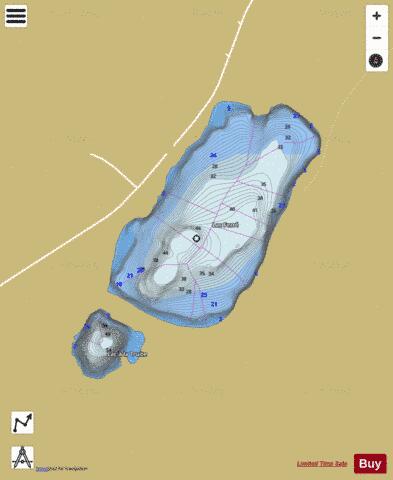 Ferre, Lac depth contour Map - i-Boating App