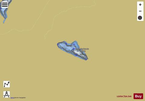 Foulon  Premier Lac Du depth contour Map - i-Boating App