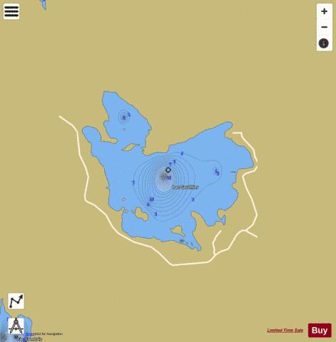 Gauthier  Lac depth contour Map - i-Boating App