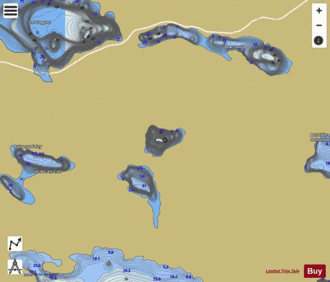 Greg  Lac depth contour Map - i-Boating App