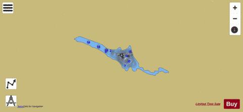 Guindon  Lac depth contour Map - i-Boating App