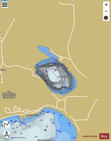 Laperriere, Lac depth contour Map - i-Boating App