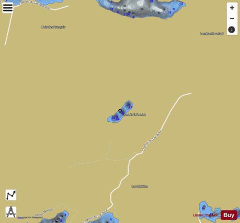 Loutre  Lac depth contour Map - i-Boating App