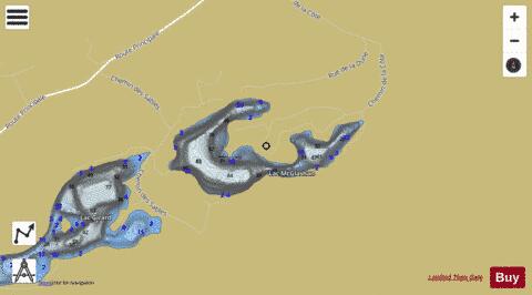 Mcglashan  Lac depth contour Map - i-Boating App