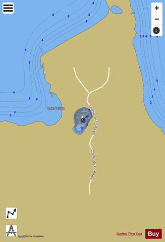 Medard / Spring  Lac depth contour Map - i-Boating App
