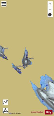Mireille  Lac depth contour Map - i-Boating App