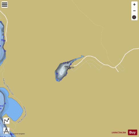 Mondor  Lac depth contour Map - i-Boating App