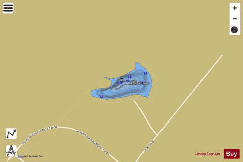 Orignal  Lac De L depth contour Map - i-Boating App