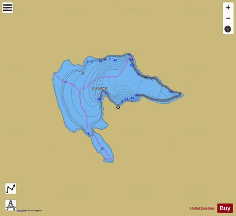 Patricia, Lac depth contour Map - i-Boating App