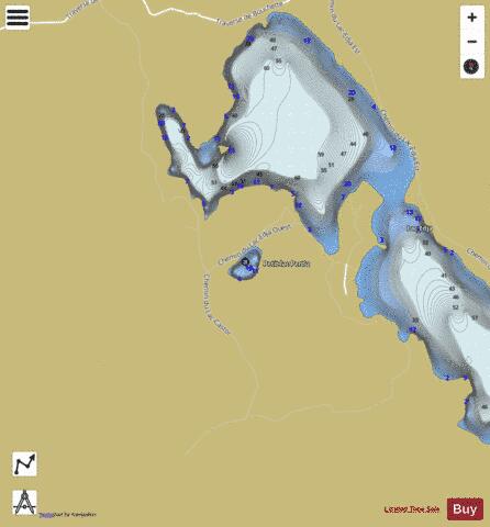 Perdu  Petit Lac depth contour Map - i-Boating App