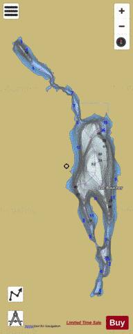 Boucher, Lac depth contour Map - i-Boating App