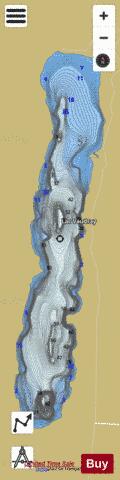Vaudray, Lac depth contour Map - i-Boating App