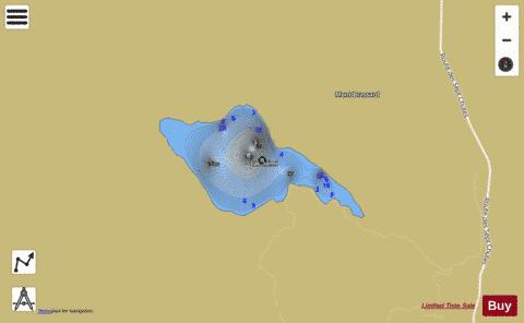 Remi  Lac depth contour Map - i-Boating App
