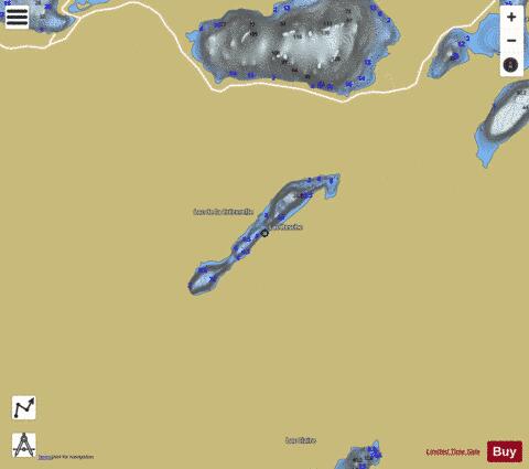 Resche  Lac depth contour Map - i-Boating App