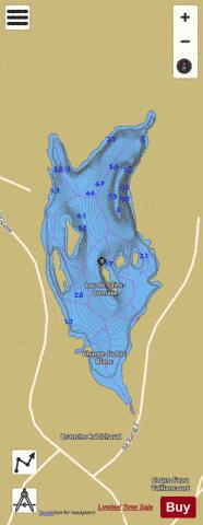 Saint-Damase, Lac de depth contour Map - i-Boating App