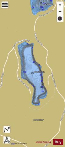Sauvage  Lac depth contour Map - i-Boating App