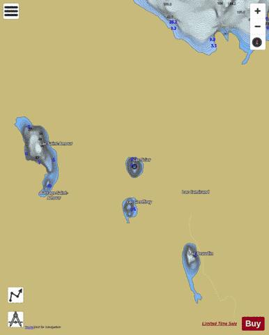 Sciar  Lac depth contour Map - i-Boating App
