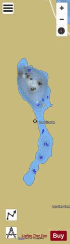 Sicotte  Lac depth contour Map - i-Boating App