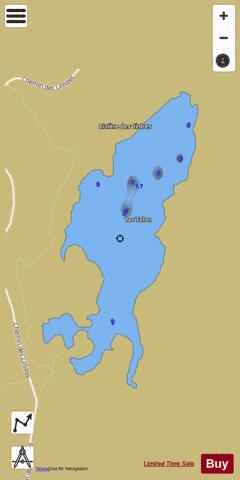 Talon  Lac depth contour Map - i-Boating App