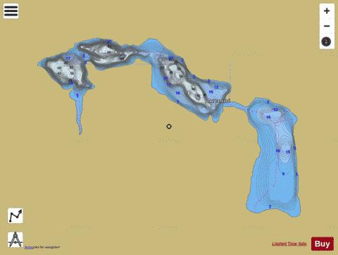 Tantare, Lac depth contour Map - i-Boating App