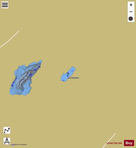 Turcotte  Lac depth contour Map - i-Boating App