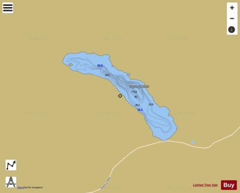Squanga depth contour Map - i-Boating App